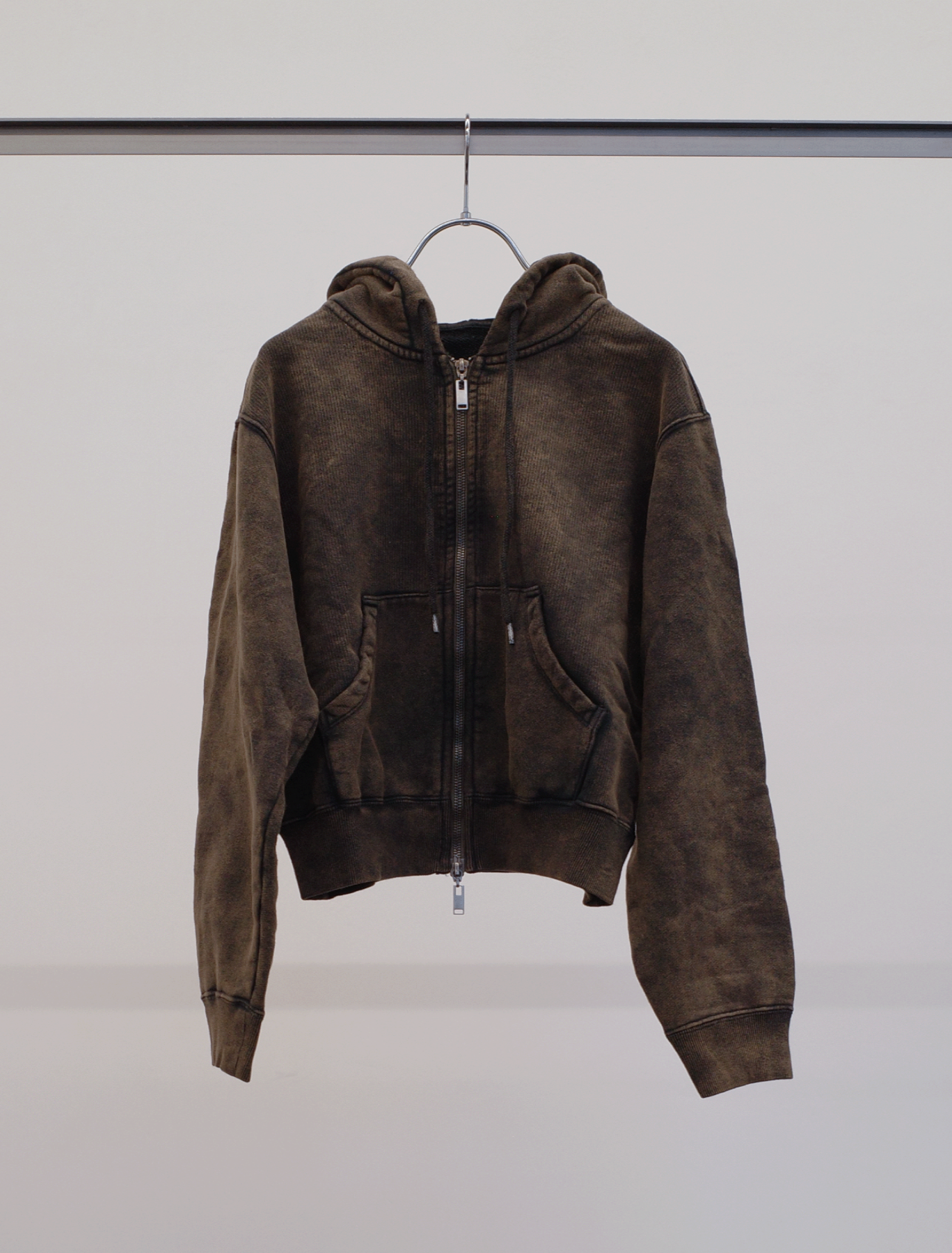 TONE ZIP HOODIE Ⅱ /Khaki – LON