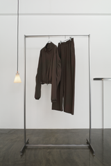 Nylon Pants "Mat Brown"