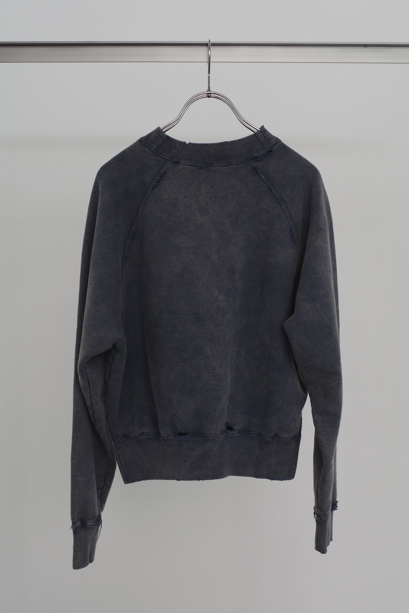 LON TWO SIDE SWEATSHIRT #03 チャコールベージュ LON | TWO SIDE SWEATSHIRT issue # 03 charcoal beige, black