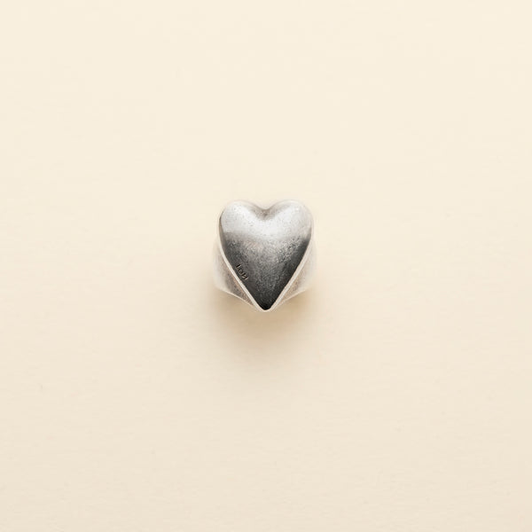 お値下げ中　LON ハート型シルバーリング Full Heart Ring – LON